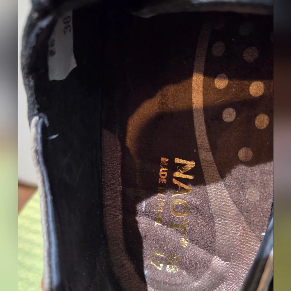 Women's Elios Beije Lizard With Black Leather & Cheetah Laces, Size 7 - Picture 3 of 16